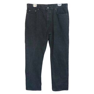 Mens  Regular Fit Black Jeans